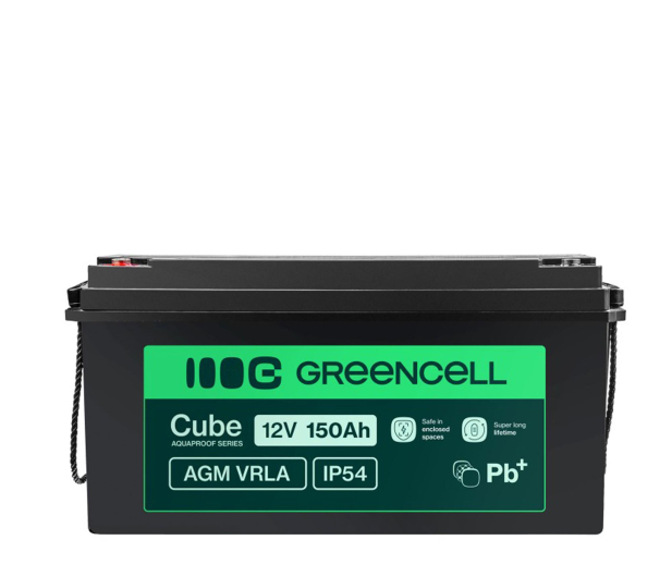 Green Cell Cube AGM VRLA IP54 12V 150Ah - 1364786 - zdjęcie 3